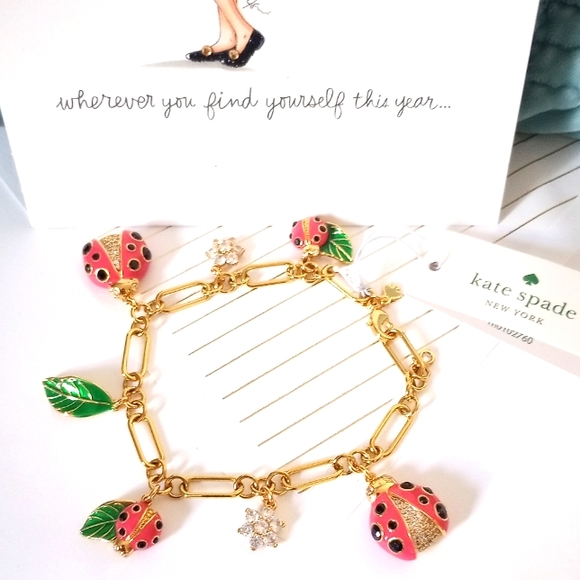 Kate Spade Ladybug Charm Bracelet - Picture 10 of 11
